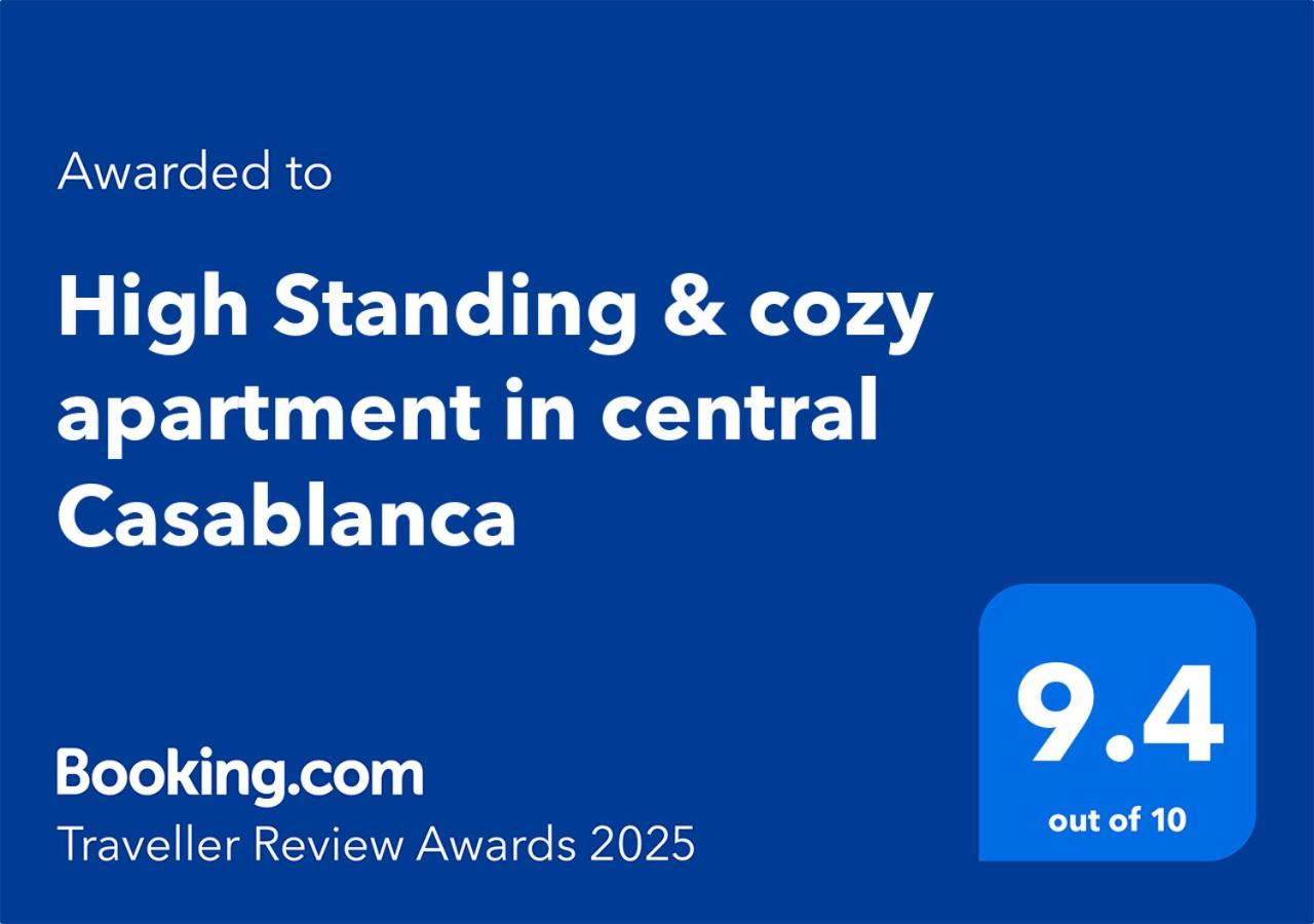 High Standing & Cozy Apartment In Central Casablanca Eksteriør bilde